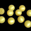 Polarisperle 8 mm gelb rund