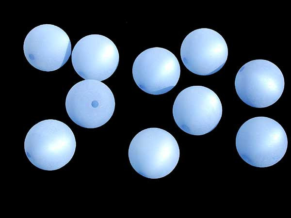 Polarisperle 6 mm blau rund
