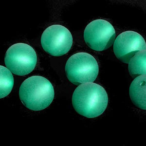 Polarisperle 6 mm grün rund