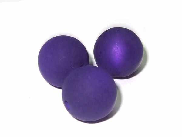 Polarisperle 8 mm violett rund