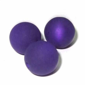Polarisperle 10 mm violett rund
