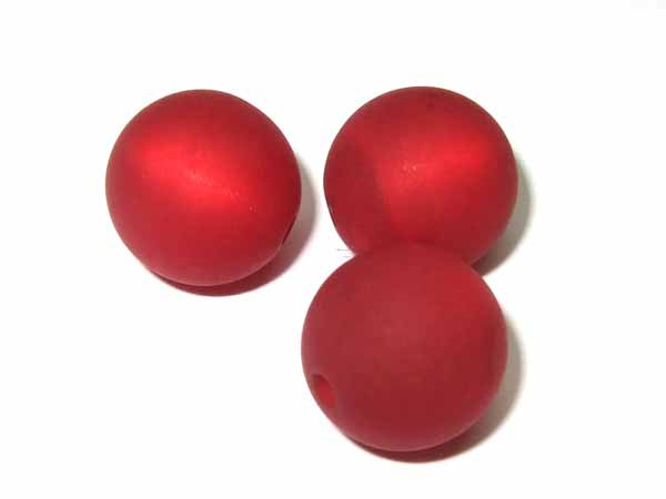 Polaris Perle 8 mm rot rund