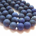 Lapis Lazuli Perlen Strang matt 8 mm