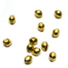 goldfarbene kleine Metallperlen 50 Stk 15788