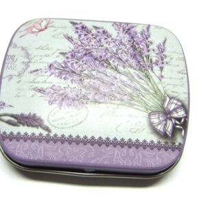 kleine Metallschachtel Lavendel 15984