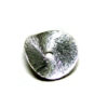 Silberperle gewellte Scheibe 12 mm 16550