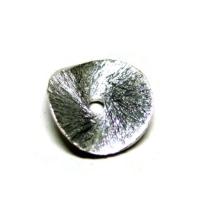 Silberperle gewellte Scheibe 12 mm 16550