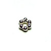 winzige Silber Spacer Daisy 16633