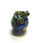 Lampwork Perle mit Frosch